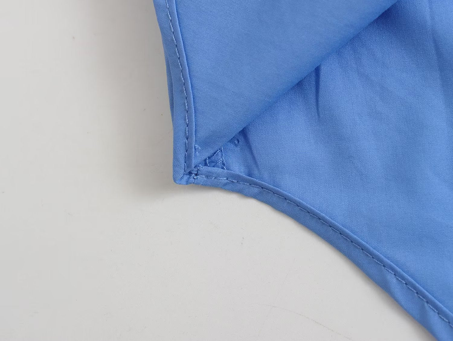 Summer Cotton Solid Color Loose-Fitting Women Shirt Front Rear Collared Poplin Long Sleeve Shirt for Women Bella Mia