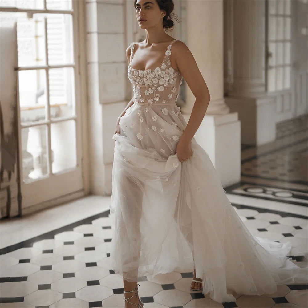 Ethymon Modern Sweetheart Wedding Gown For Bride Off the Shoulder Trumpet Lace Appliques Backless Robe De Mariée Customised Luxlife Brands