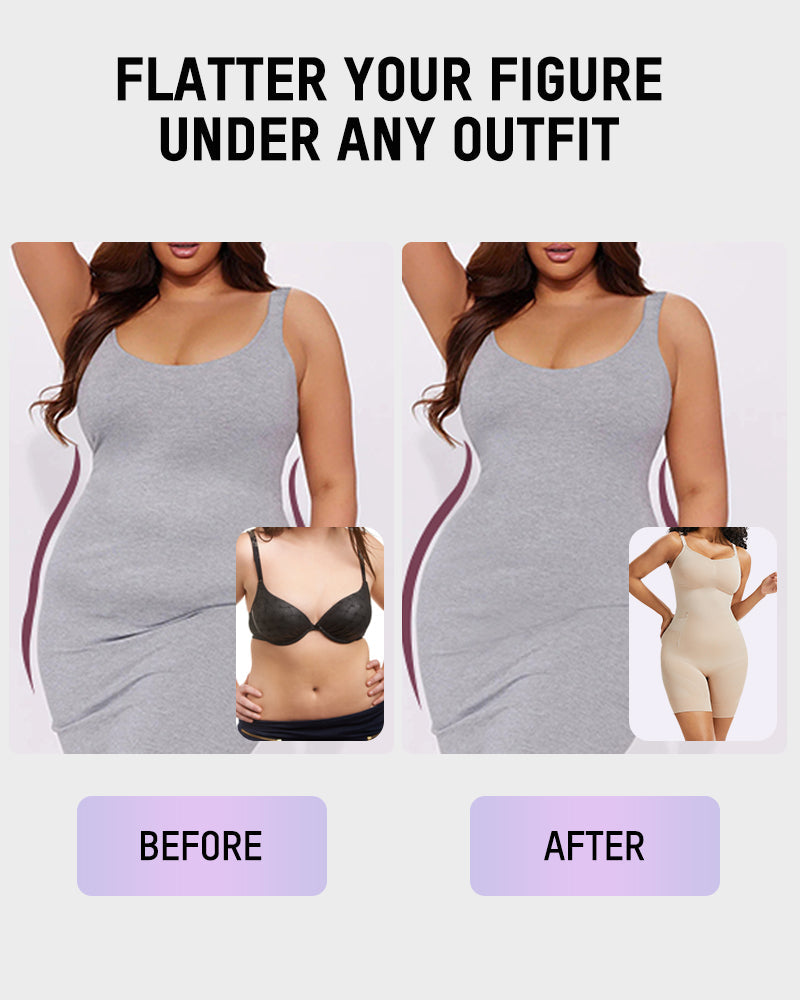 All-in-One Snap-Off™ Sculpting Bodysuit SheCurve