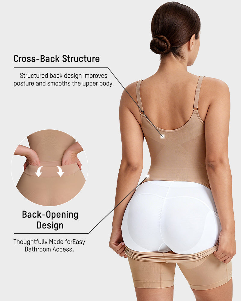 All-in-One Snap-Off™ Sculpting Bodysuit SheCurve