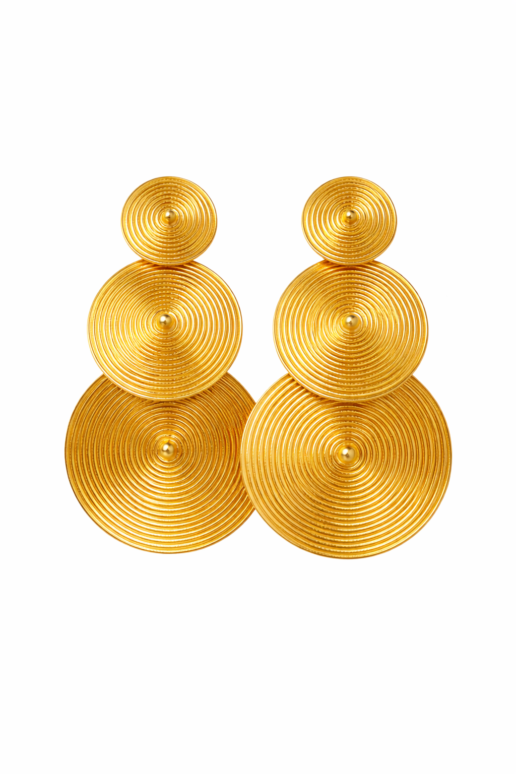 Retro Disc Earring