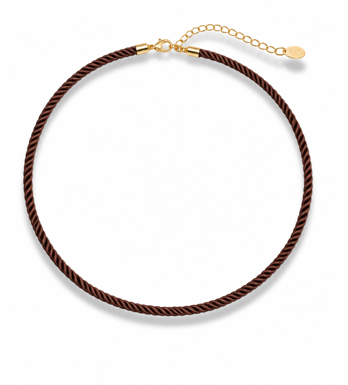 Chocolate Rope Cord Necklace