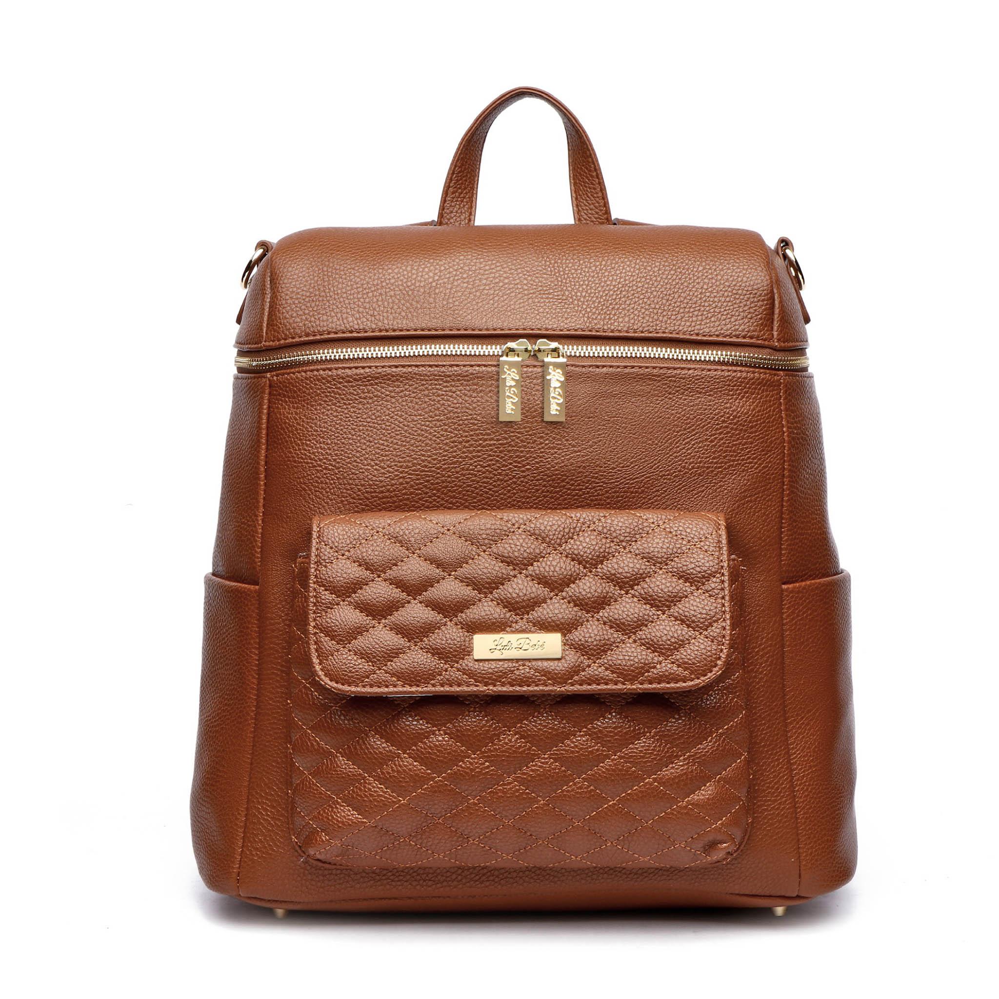 Signature Diaper Bag Caramel Luli Bebe
