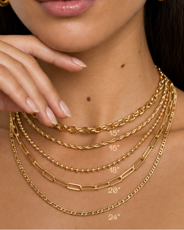 Carrie Paper Clip  Necklace