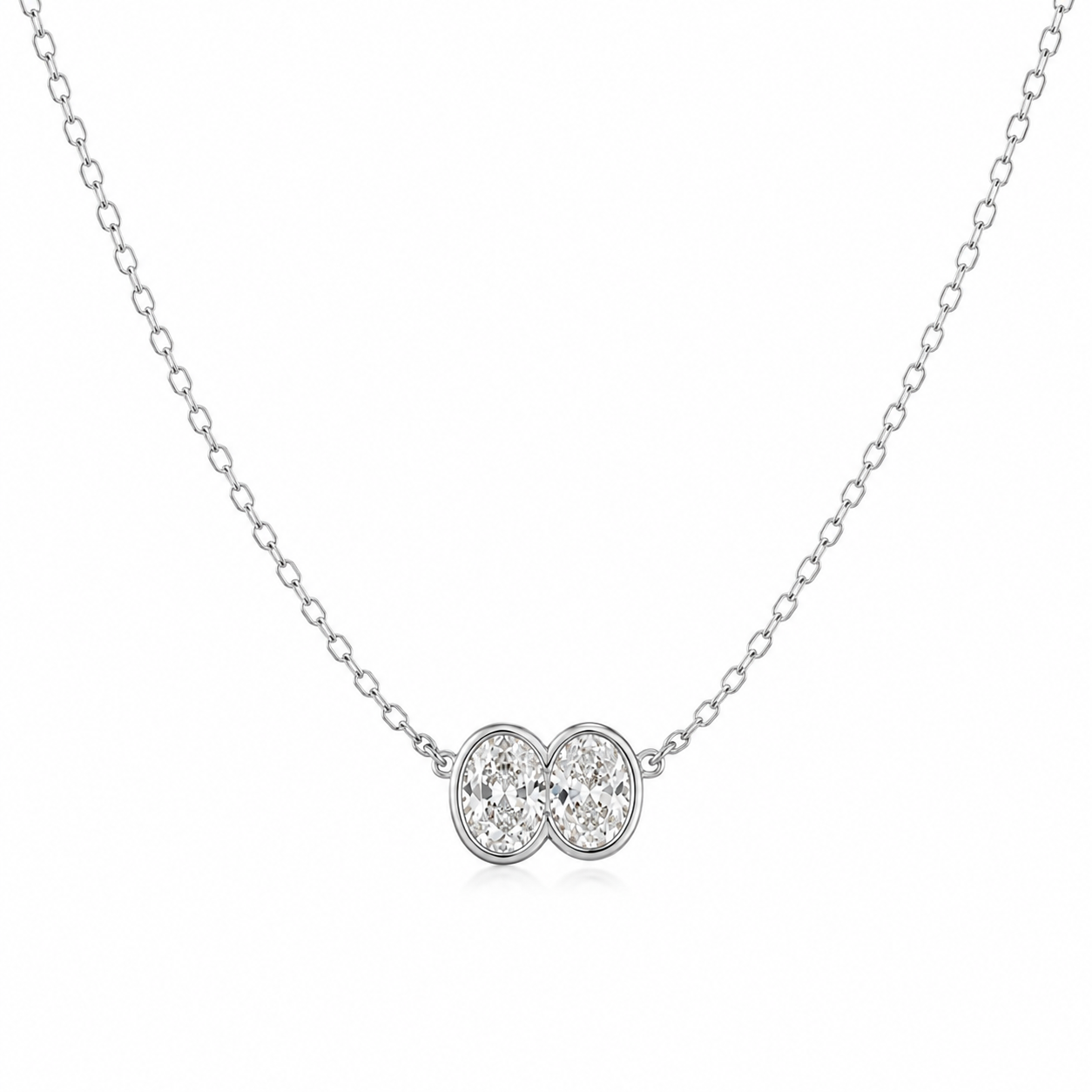 Lumi Bezel Necklace