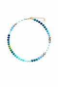 Bora Bora Blue Beaded Necklace