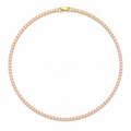 Karla Tennis Necklace Light Pink