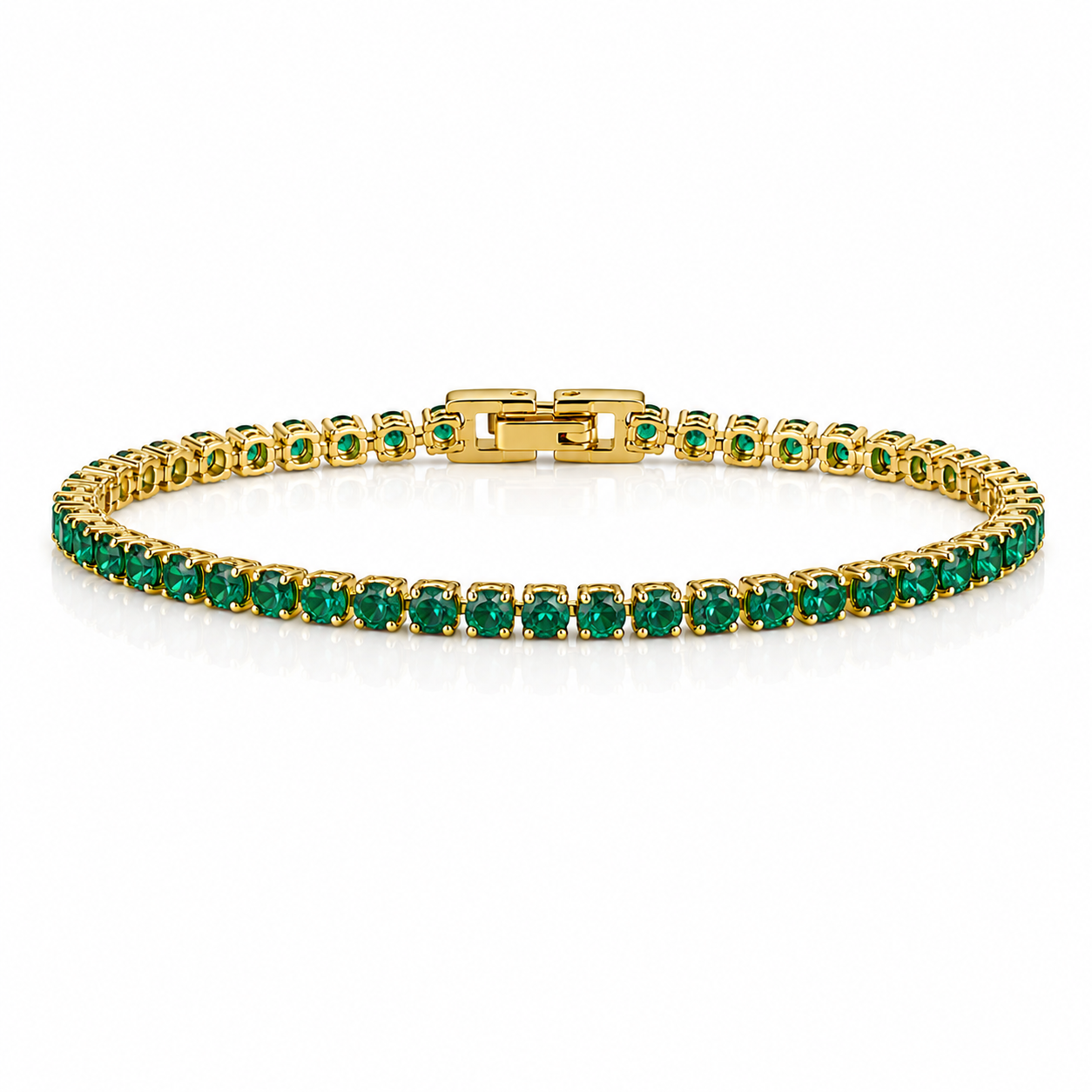 Riley Emerald Tennis Bracelet