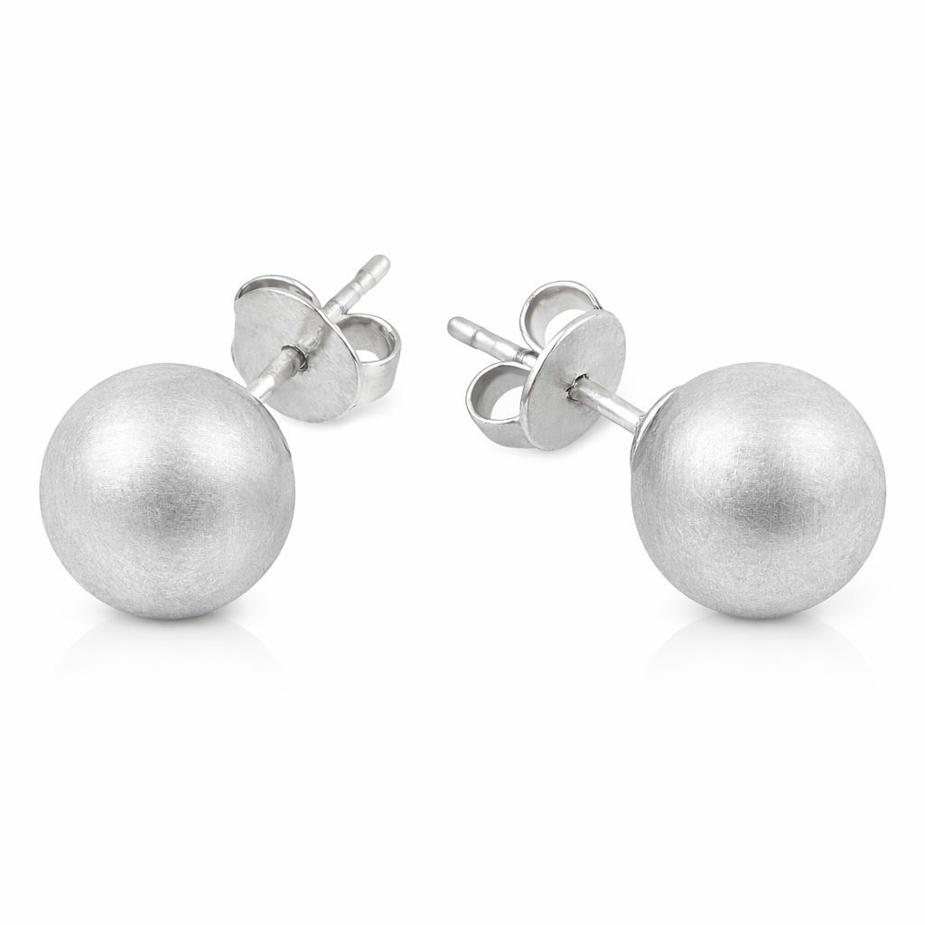 Brushed Allie Bead Stud