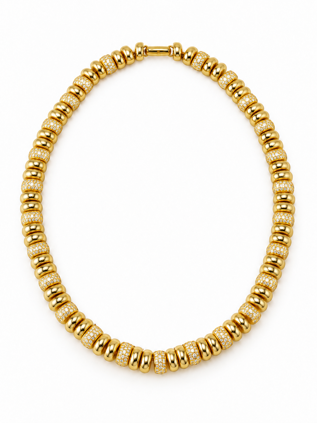 Chrissy Pave Beaded Necklace