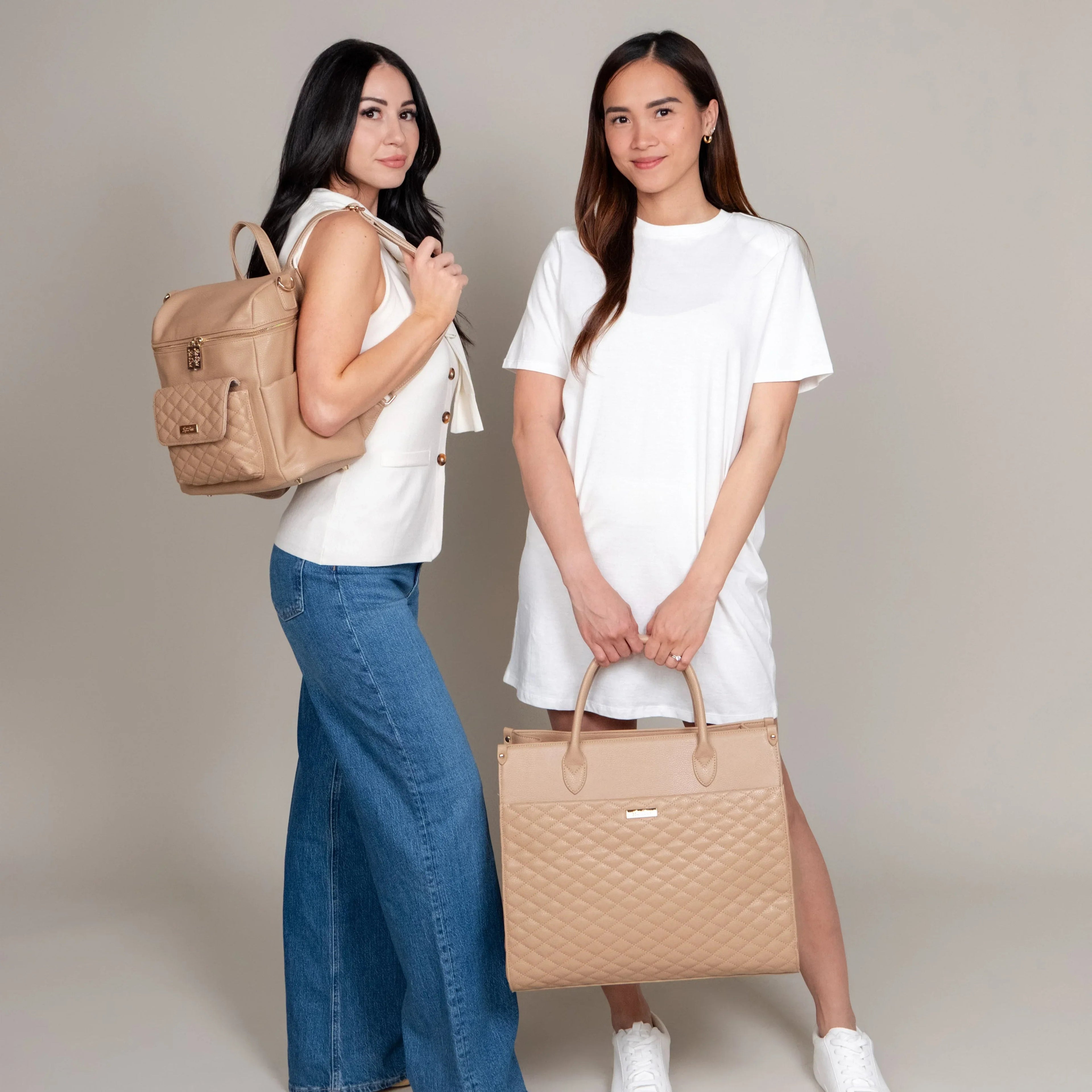 Petit Diaper Bag Latte Brown Luli Bebe