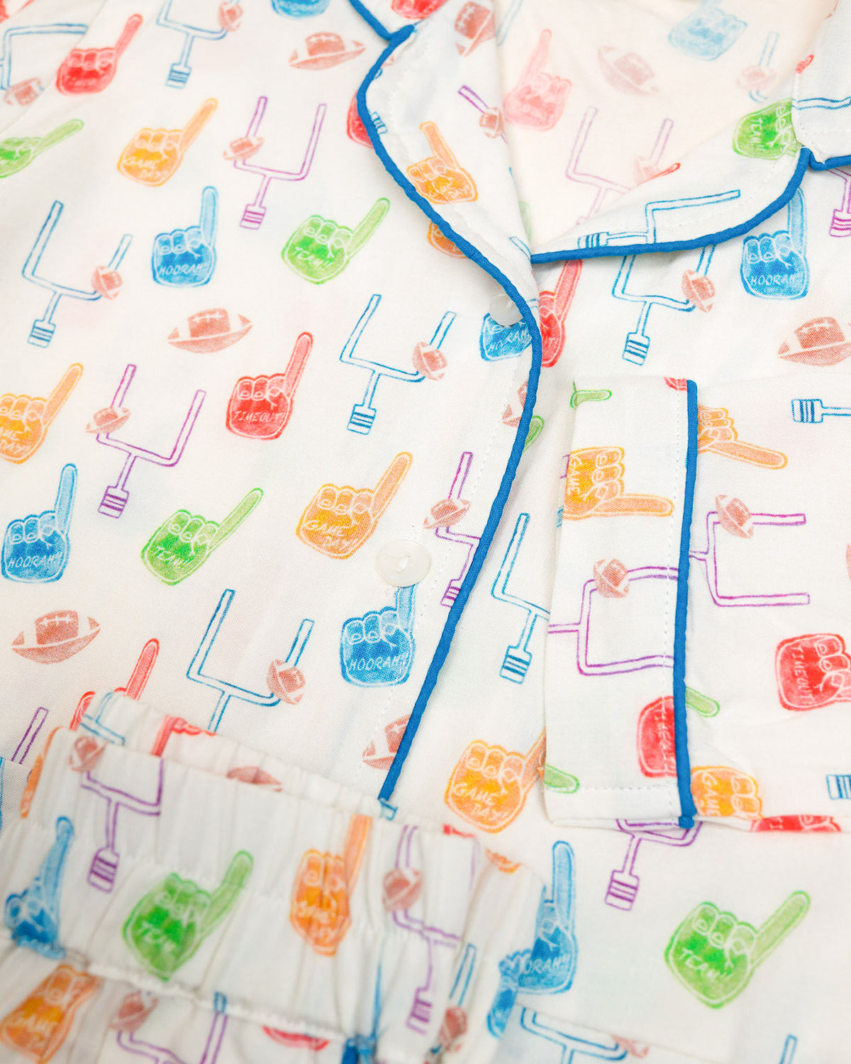 Victory Football Fan Pajama Set- FINAL SALE Smockingbird