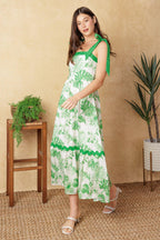 FOREVER MINE WOVEN MIDI DRESS Flying Tomato