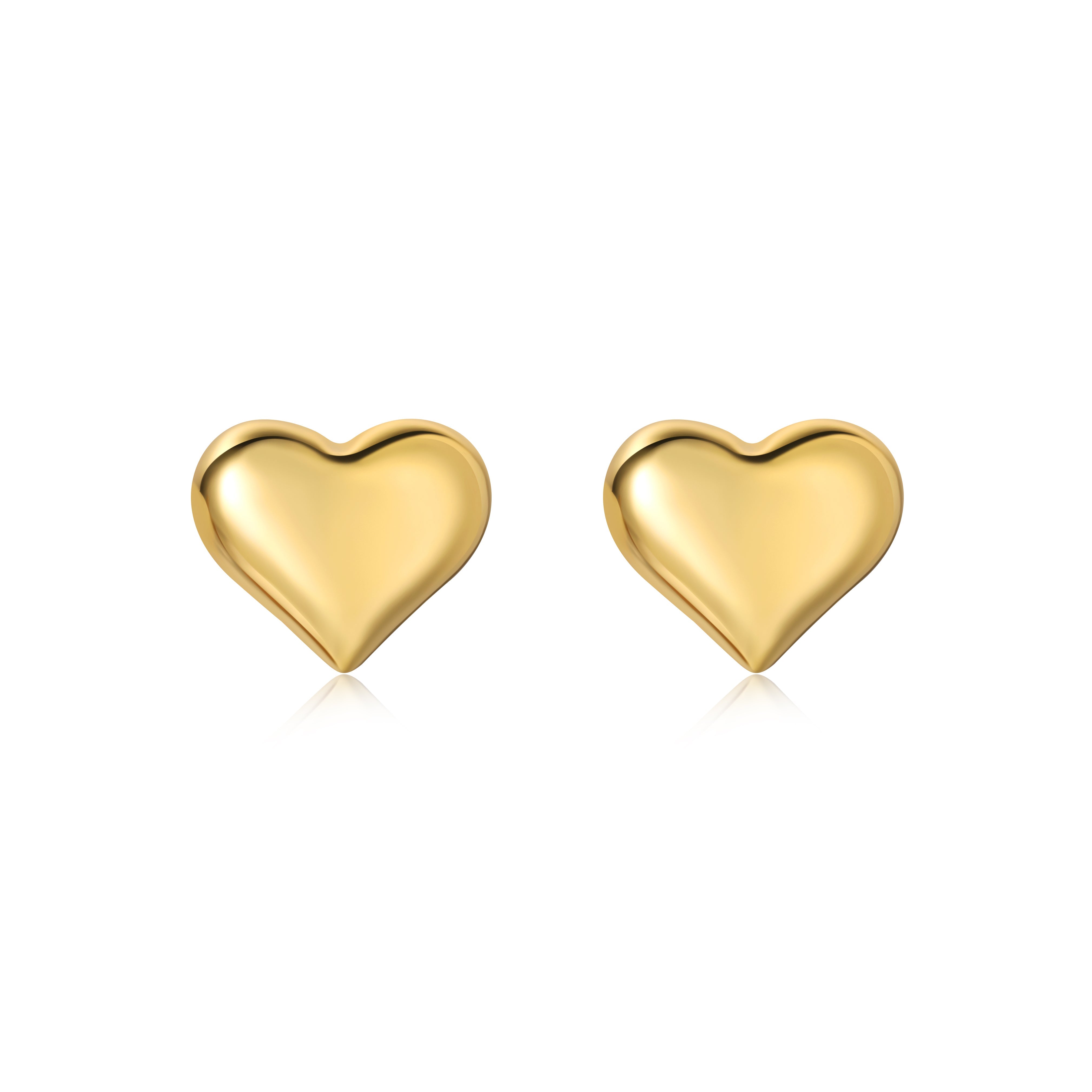 Puffy Heart Stud