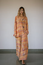 Open Back Boyfriend Shirt - Kaze Sun Child