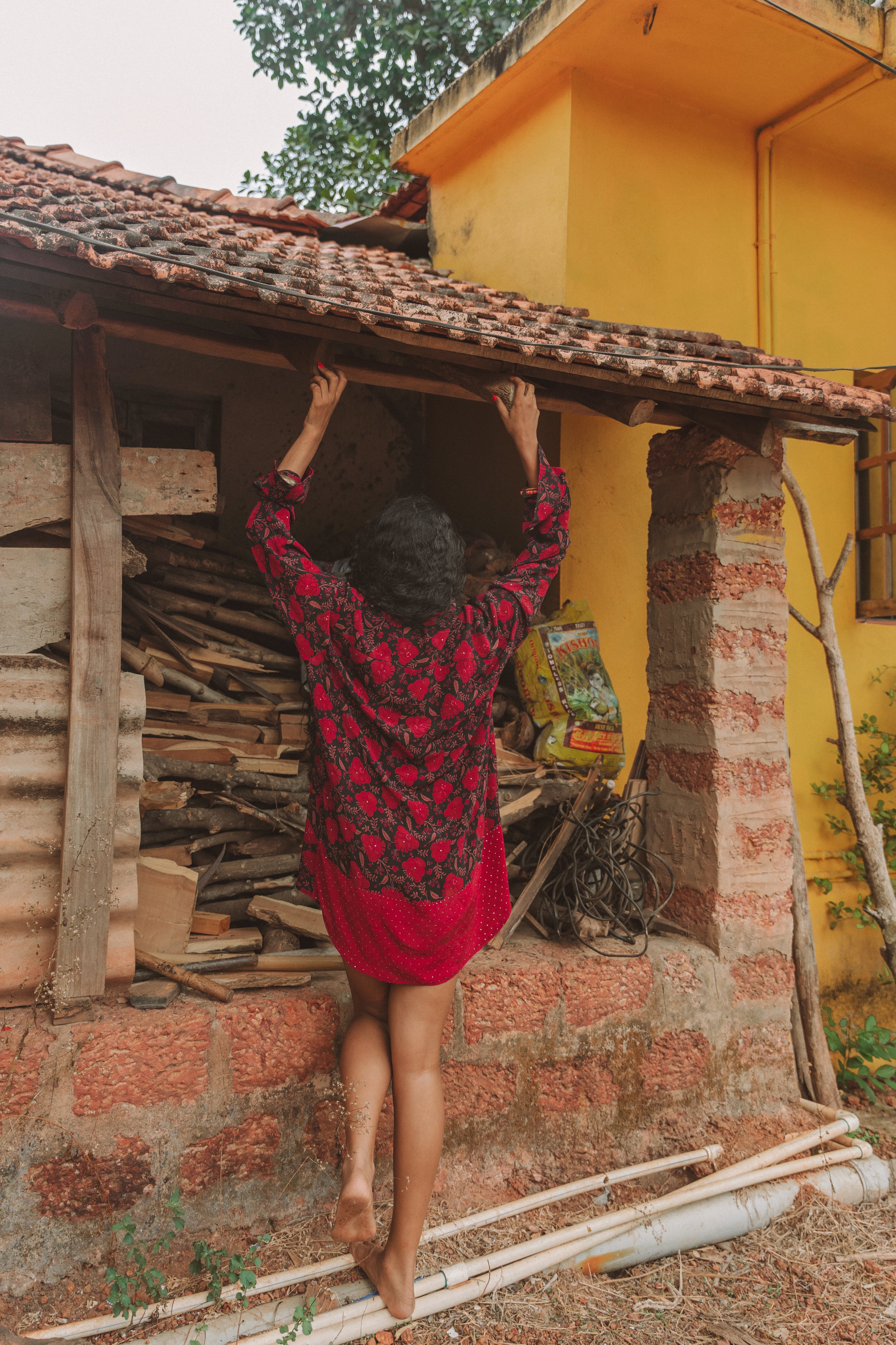 Boyfriend Shirt - Ruby