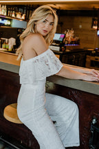 FATE INTERVENES WOVEN LACE JUMPSUIT Flying Tomato