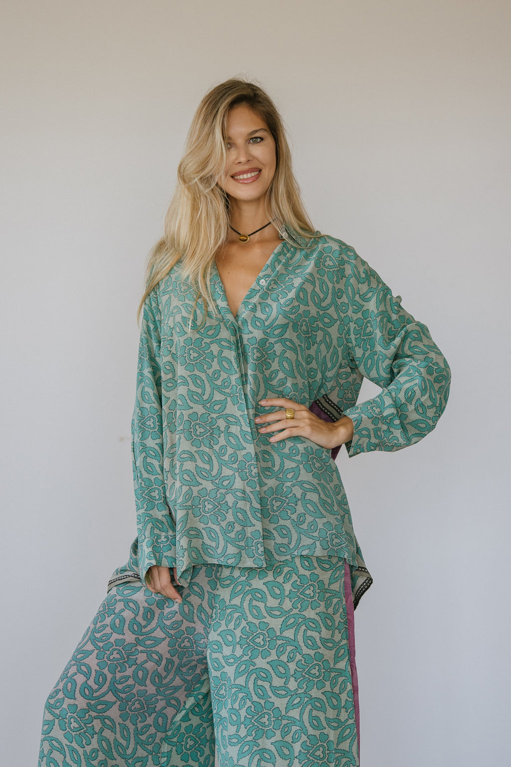 Open Back Boyfriend Shirt - Dylan