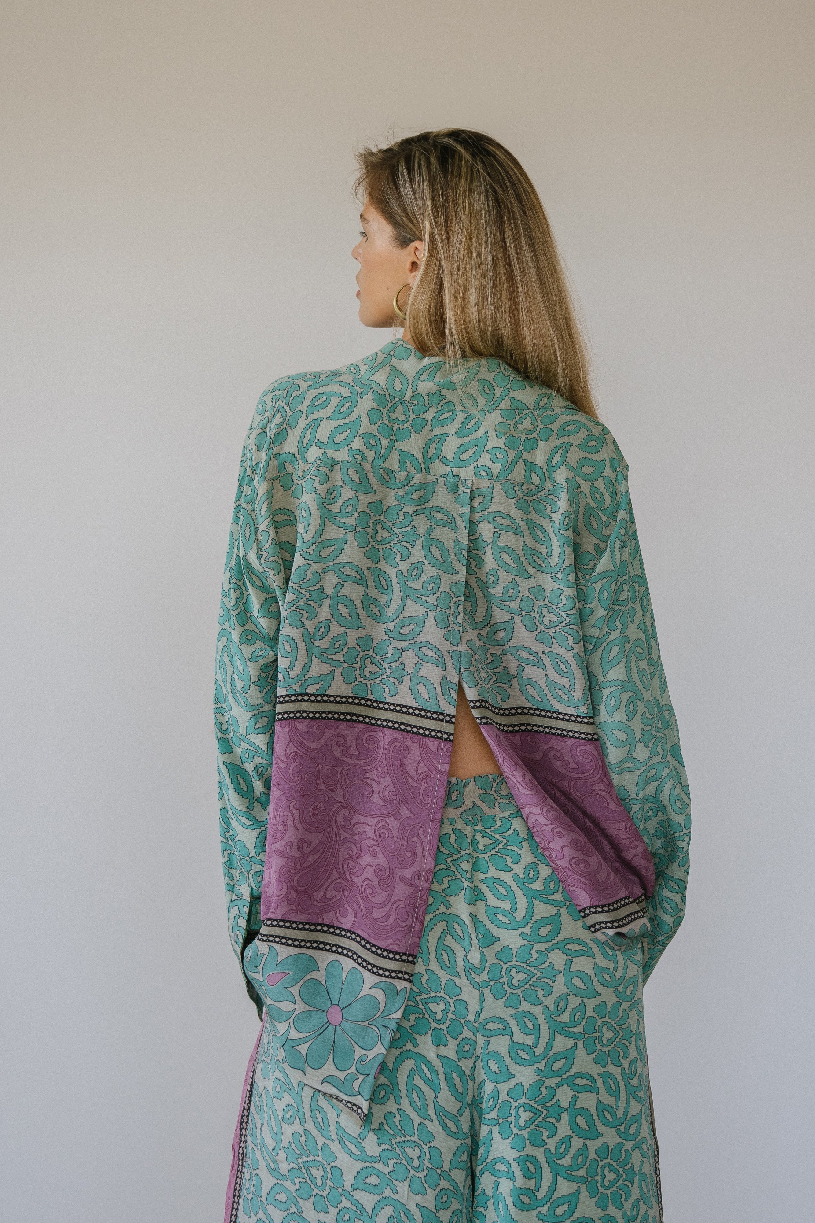 Open Back Boyfriend Shirt - Dylan