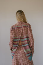 Open Back Boyfriend Shirt - Oak Sun Child