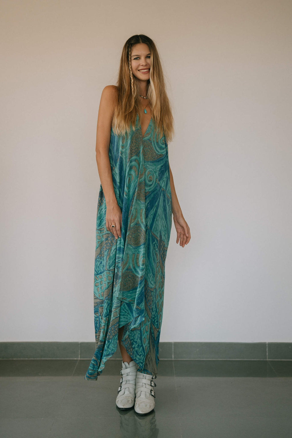 Sun Child Classic Silk Dress - Coco