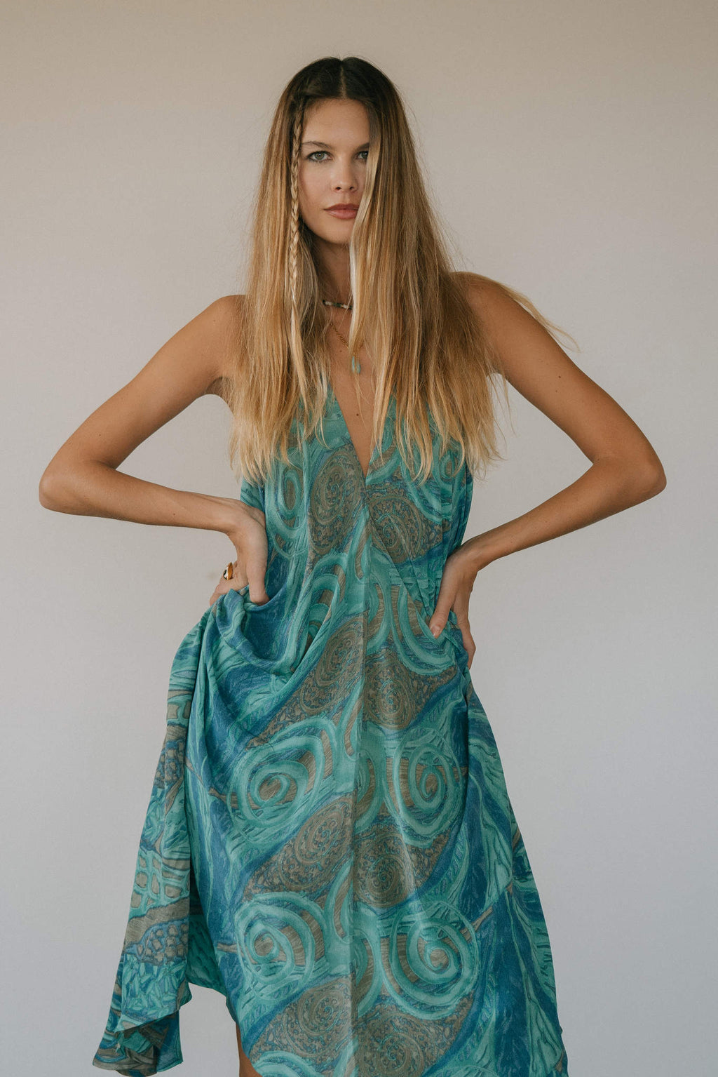 Sun Child Classic Silk Dress - Coco