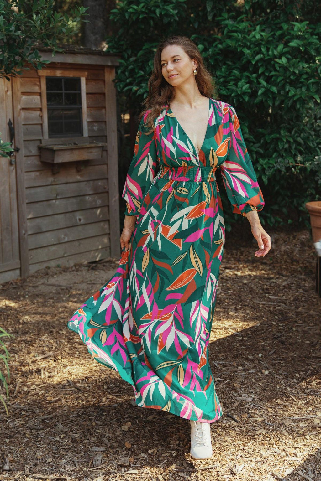 GONE COASTAL WOVEN MAXI DRESS Flying Tomato