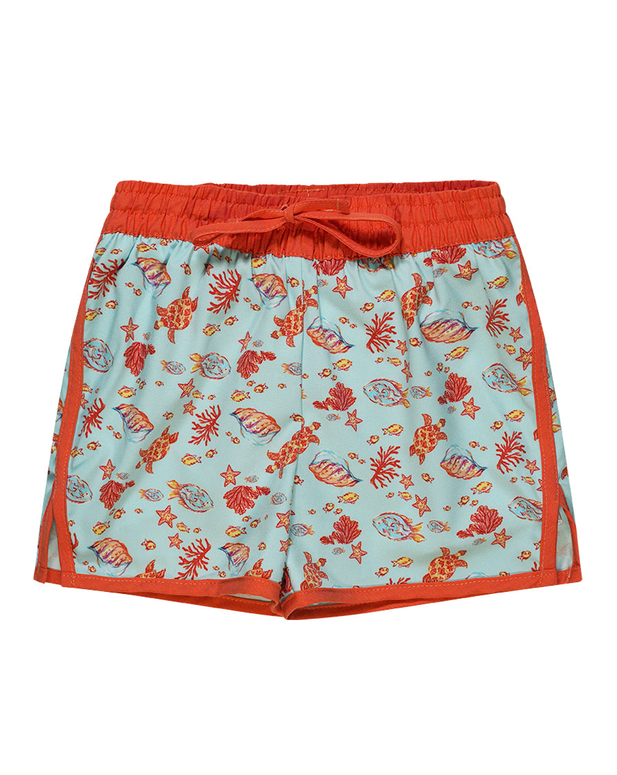 Under the Sea Swim Trunks- FINAL SALE Smockingbird