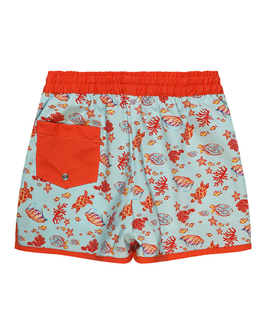 Under the Sea Swim Trunks- FINAL SALE Smockingbird