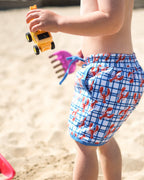 Red as a Lobster Swim Trunks- FINAL SALE Smockingbird