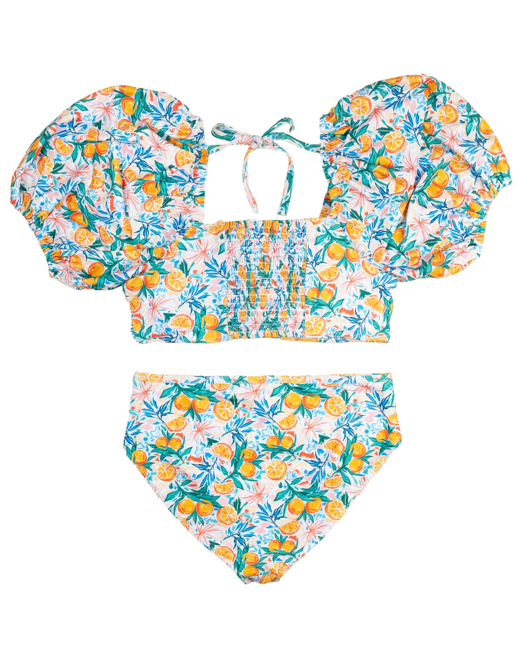 Summer Citrus Ladies High Waisted Bikini- FINAL SALE