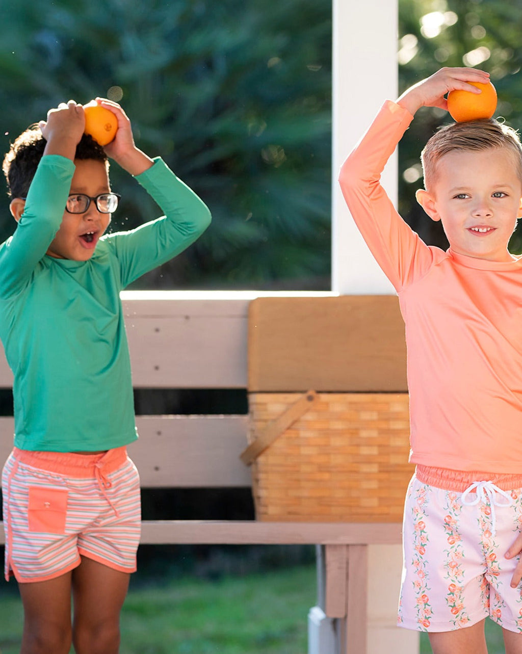 Rash Guard Long Sleeve in Parakeet Green- FINAL SALE