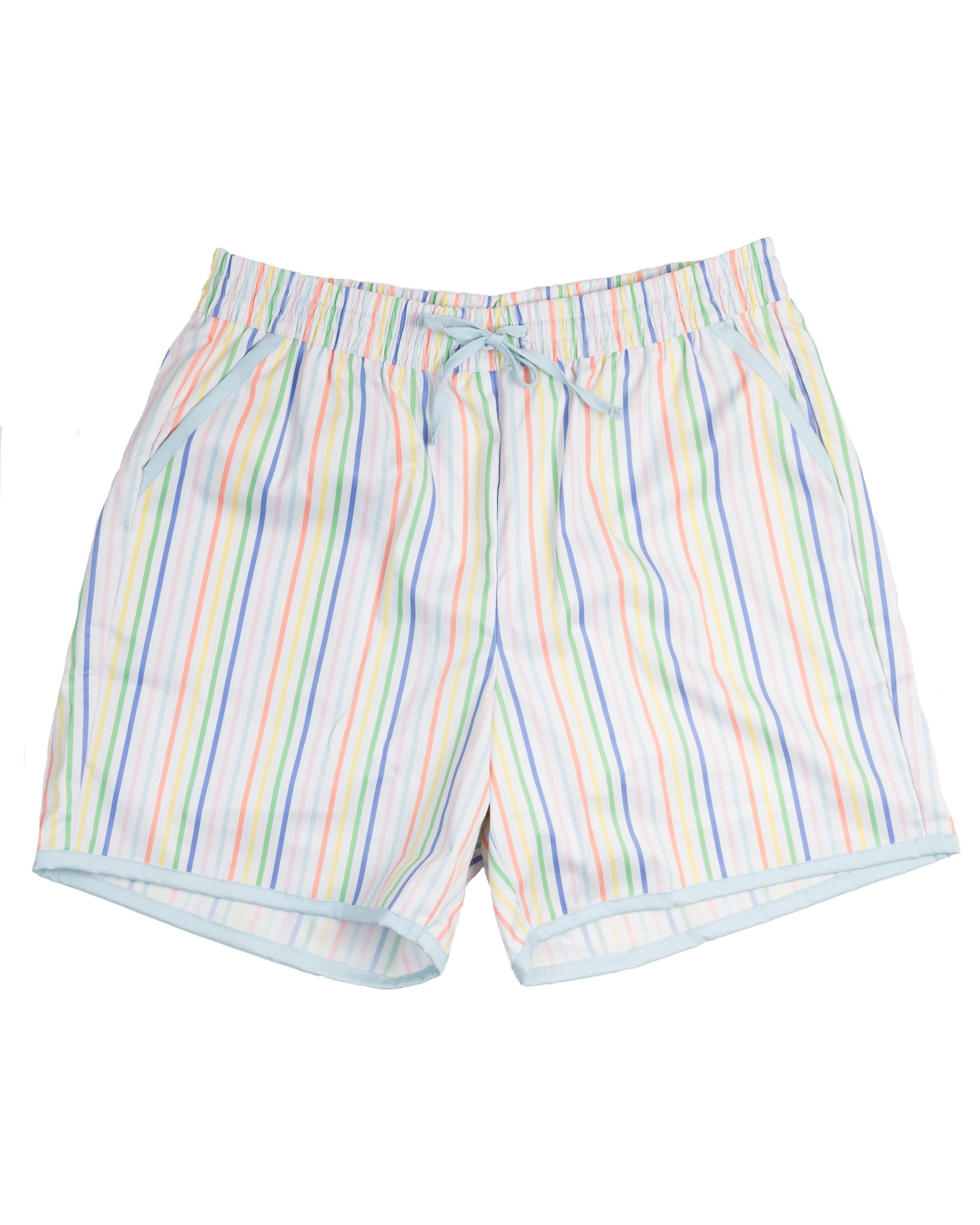 Rainbow Row Swim Trunks for Men-FINAL SALE Smockingbird