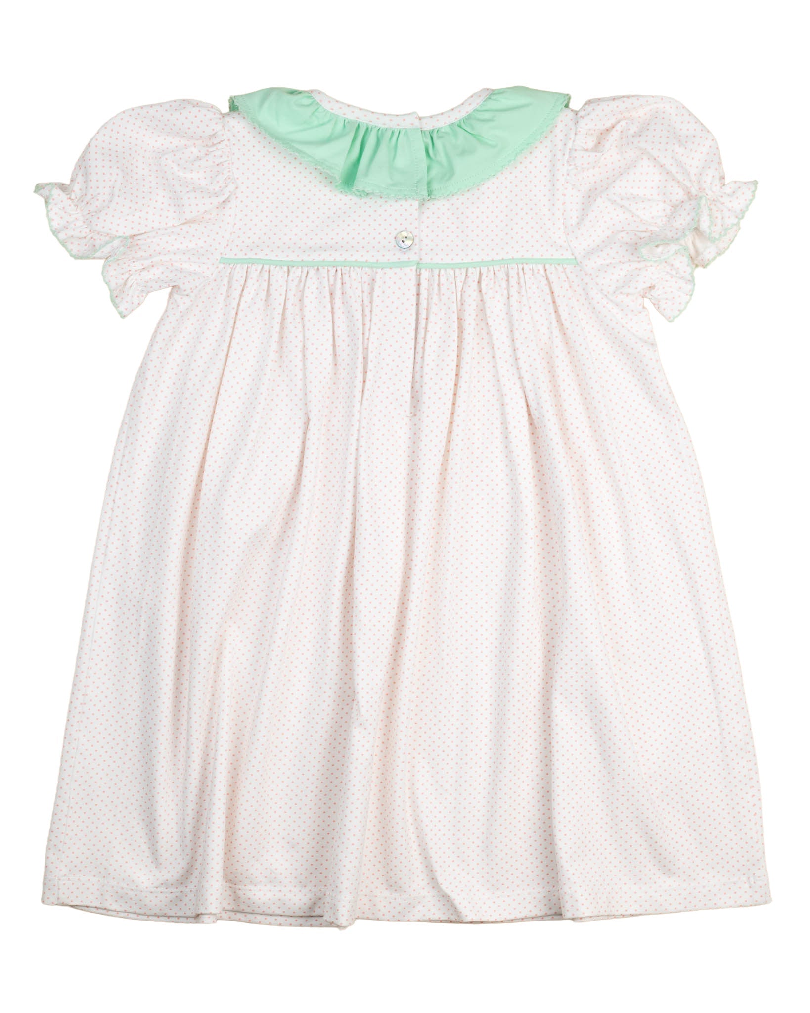 Pink Polka Dot Knit Dress- FINAL SALE