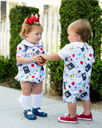 School Days Girls Bubble- FINAL SALE Smockingbird