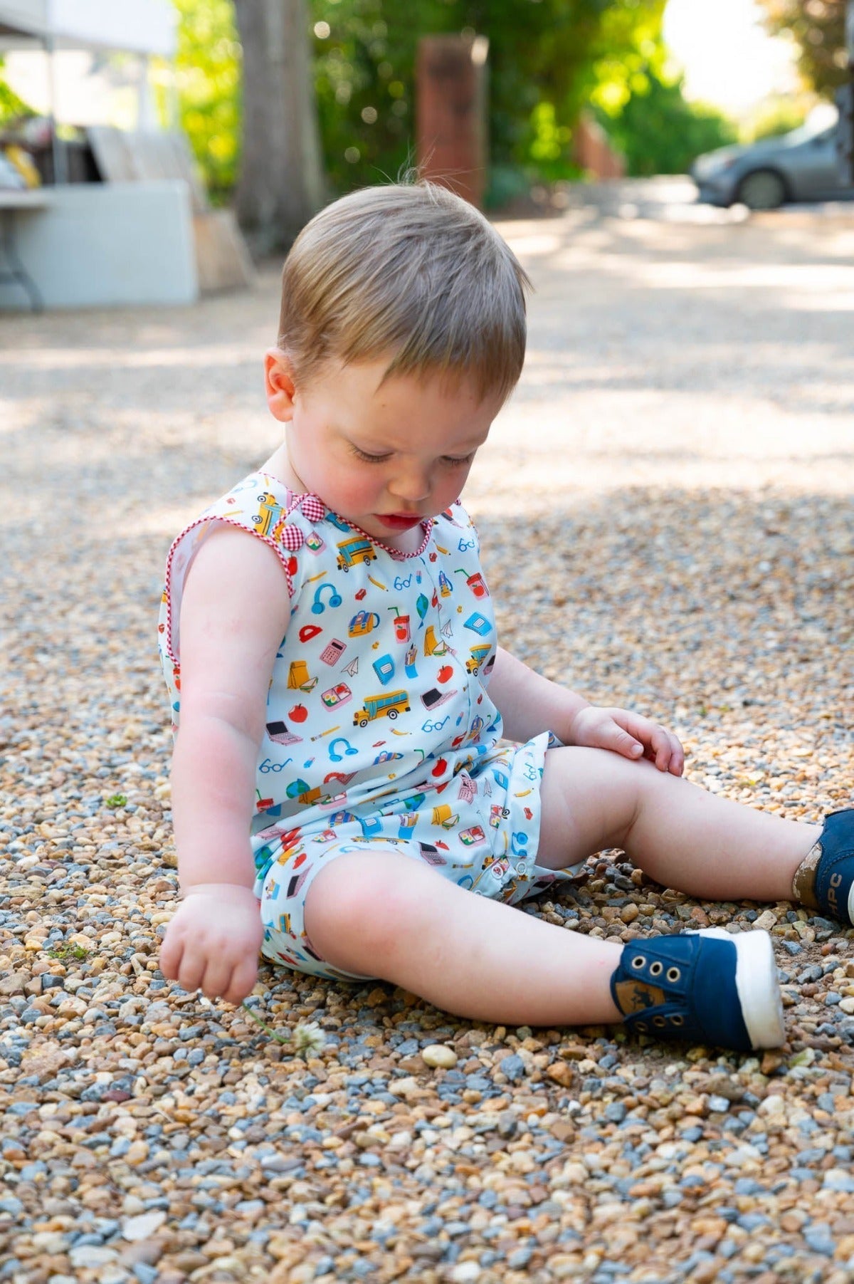 School Time Shortall-FINAL SALE Smockingbird
