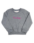 Crewneck Sweatshirt in Gray- FINAL SALE