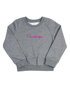 Crewneck Sweatshirt in Gray- FINAL SALE Smockingbird