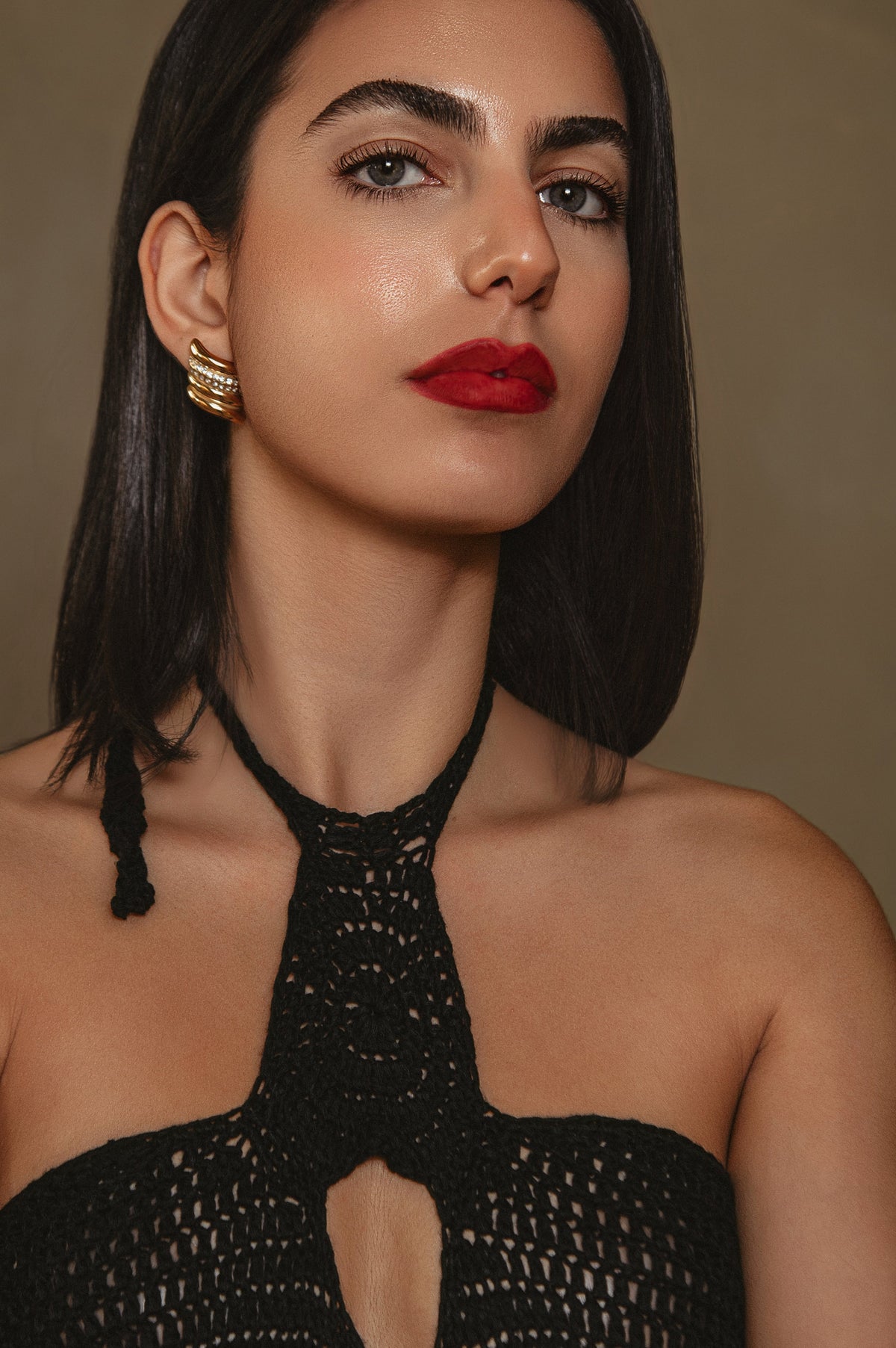Ripple Hoop Earrings