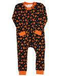 Trick or Treat Zip up Pajamas- FINAL SALE