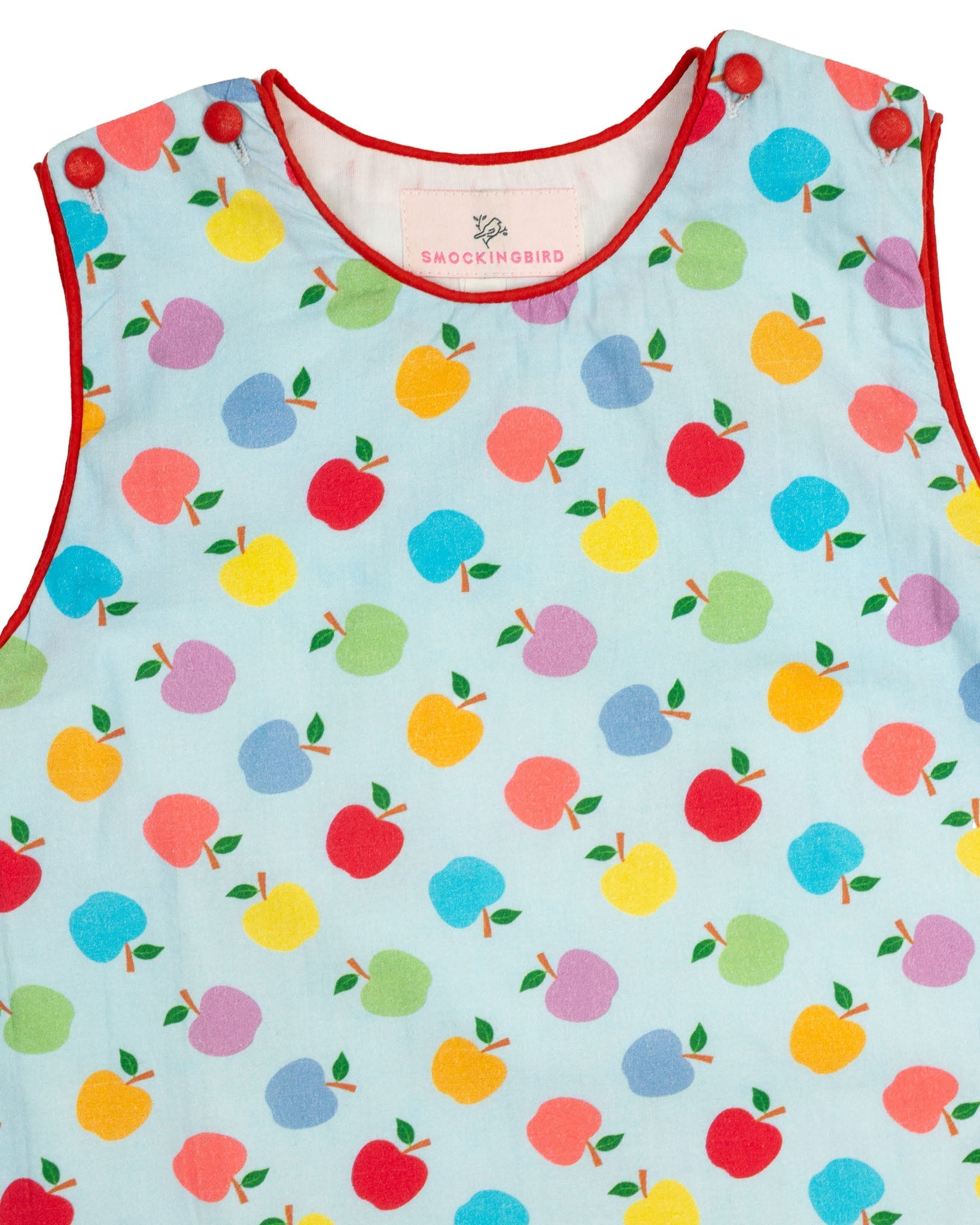 Apple Toss Shortall- FINAL SALE Smockingbird
