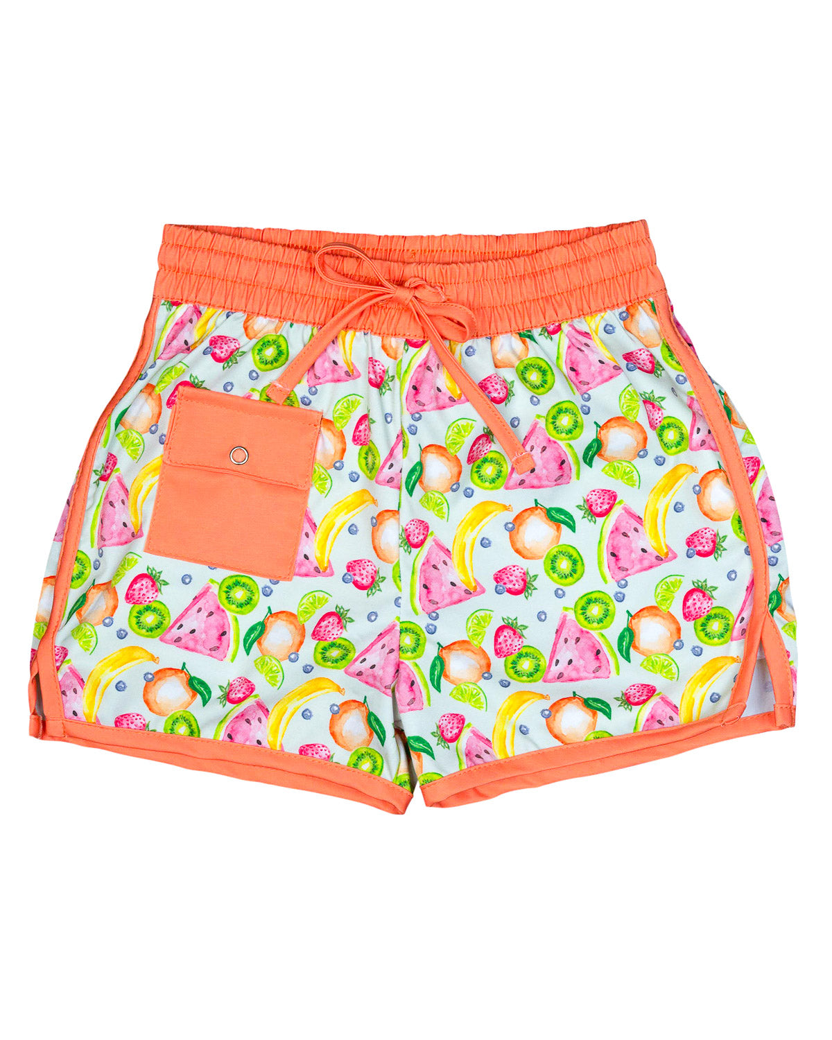 Tropical Fruit Swim Trunks-FINAL SALE Smockingbird