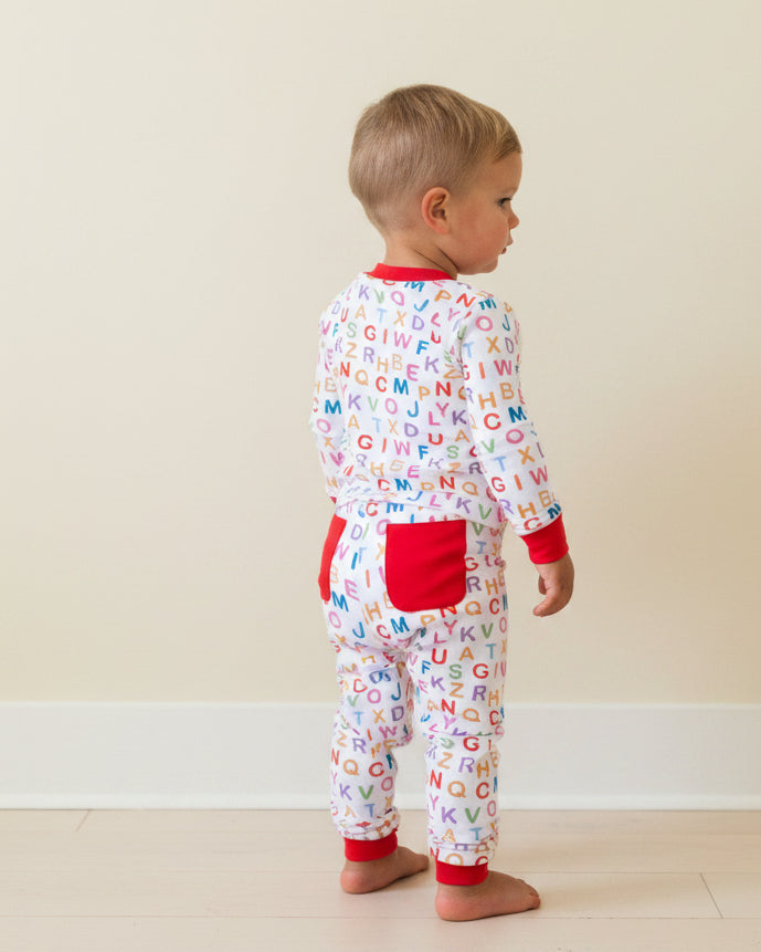 ABC Knit Pajama Set Smockingbird