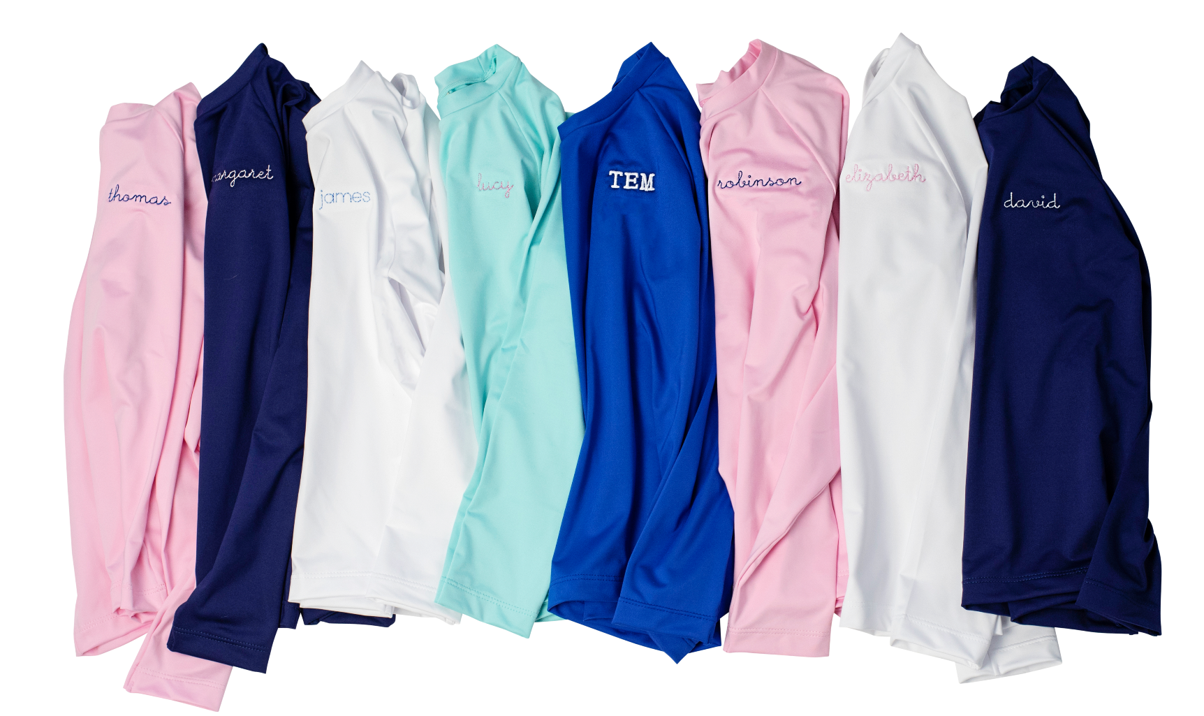 Rash Guard Long Sleeve in Ocean Blue- FINAL SALE