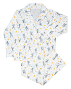 Dancing Skeleton Button Down Pajamas-FINAL SALE Smockingbird