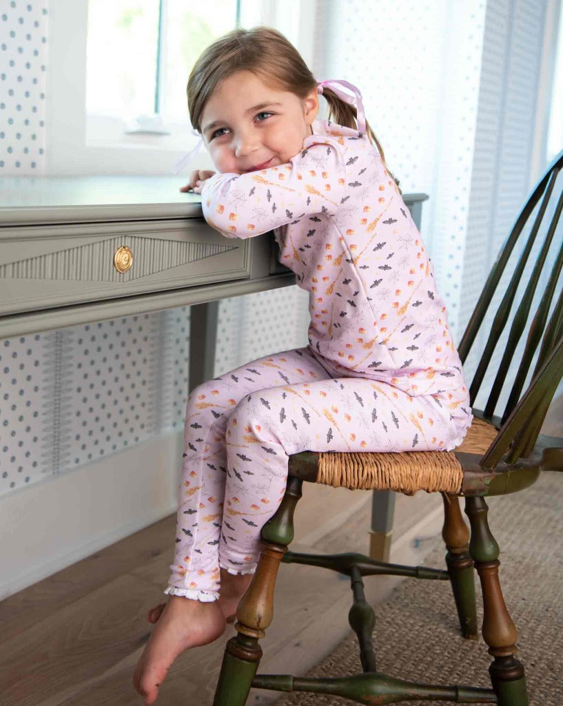 Hocus Pocus Halloween Pajama Set in Lavender- FINAL SALE