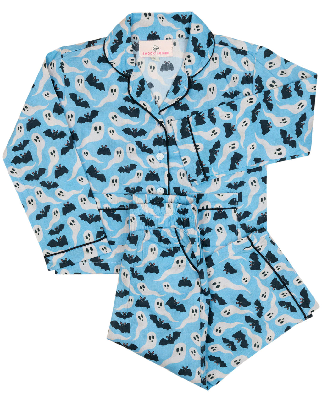 Ghost And Bats Pajama Set- FINAL SALE
