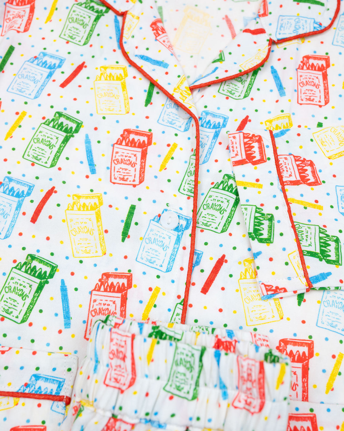 Vintage Color Me Happy Pajama Set- FINAL SALE Smockingbird