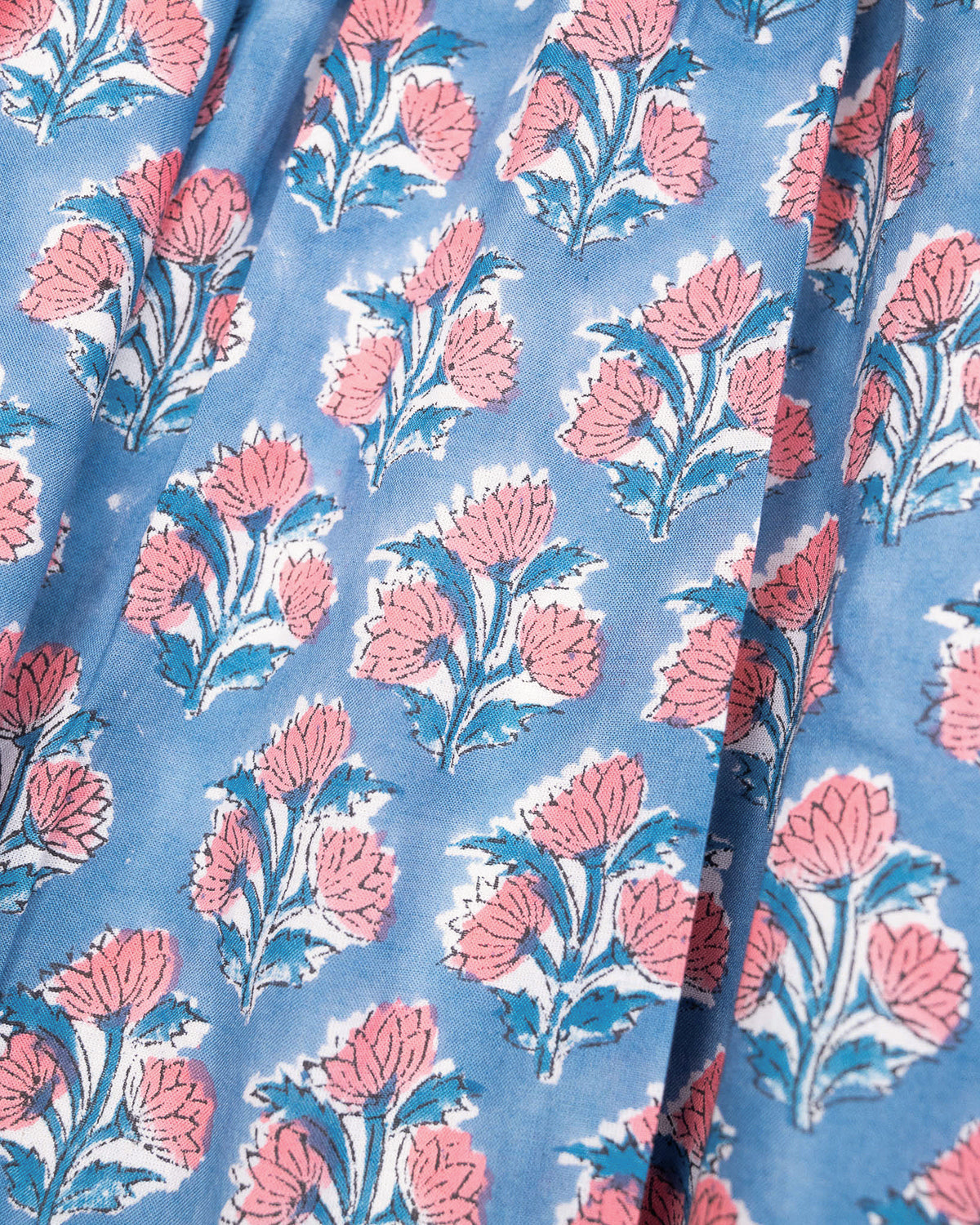 Periwinkle Floral Grace Ladies Dress Smockingbird