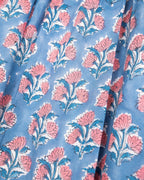 Periwinkle Floral Grace Ladies Dress Smockingbird